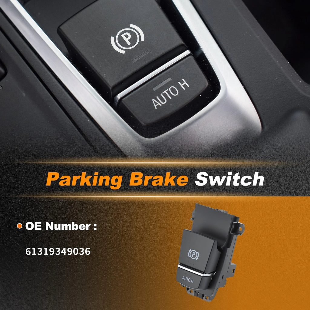 Parking Brake Switch 61319349036 for BMW X5 F15 F85 (2014–2018) & X6 F16 (2014–2019)