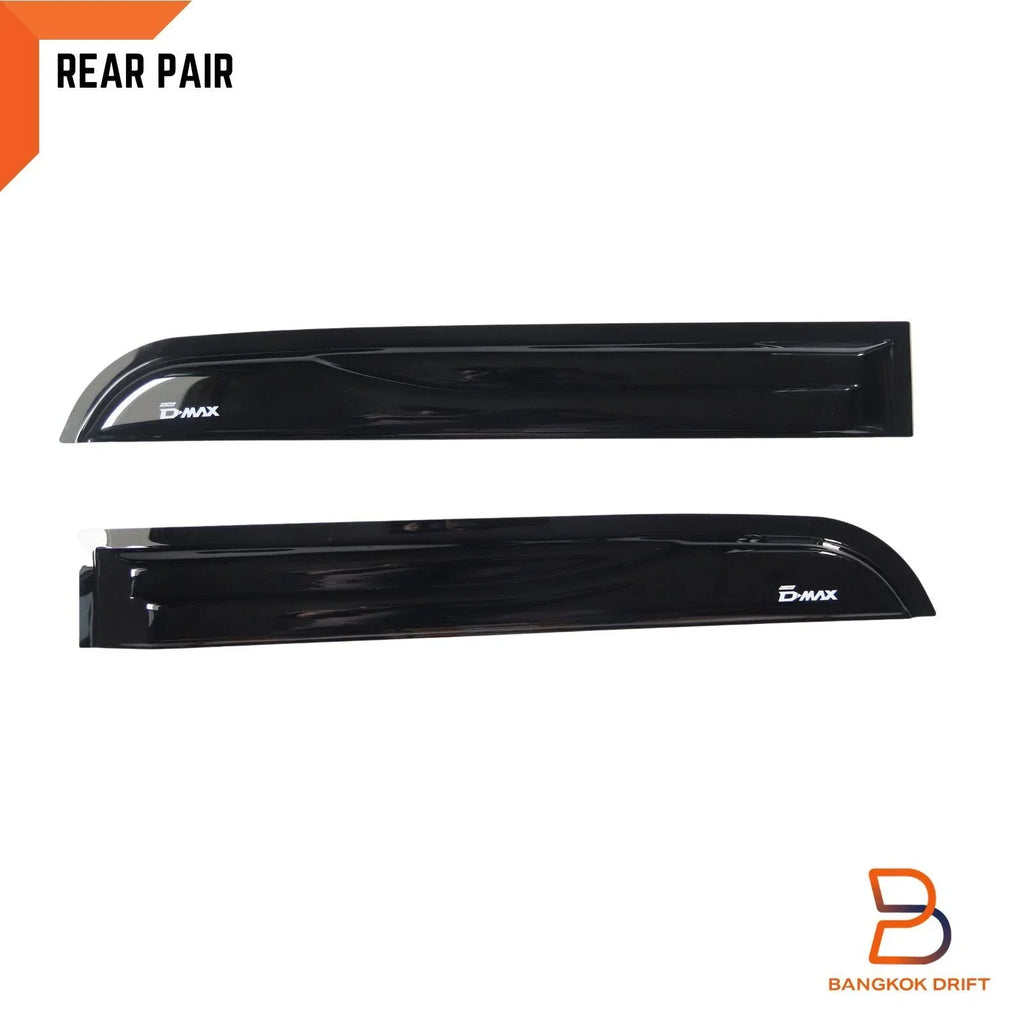 Weather Shield Window Visor Rain Guard for Isuzu D-Max 2020-2023 Dual Cab