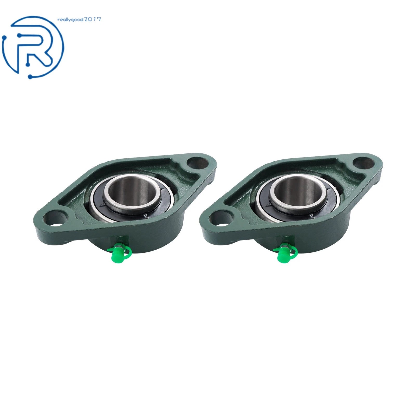 2X Pillow Block Bearings for UCFL206-20 (1-1/4" Bore)