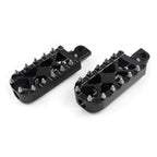 2X Foot Pegs Floorboard MX Style Pedals for Harley Touring Softail Dyna