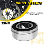25mm Front ABS Wheel Bearing for Harley Bike Models (21")