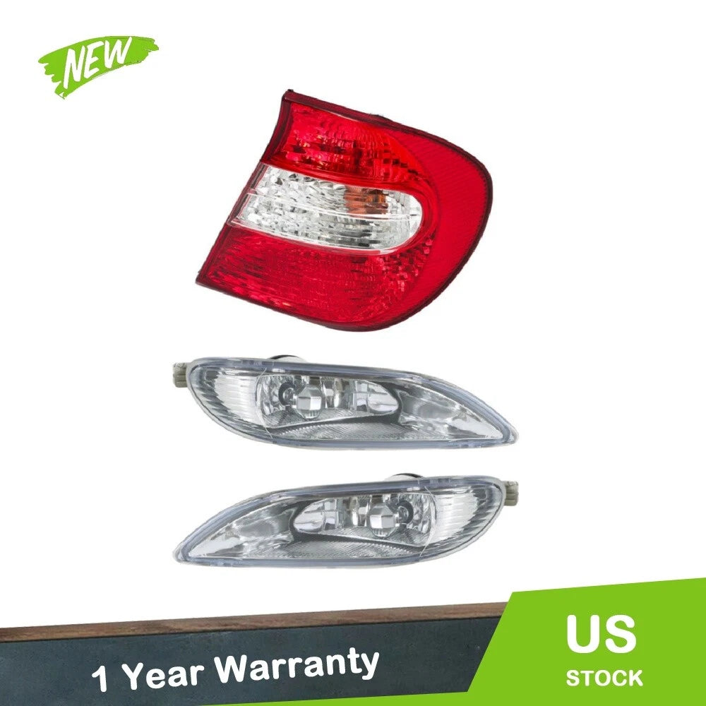Tail Light and Fog Lights Pair for Toyota Camry (2002–2004)