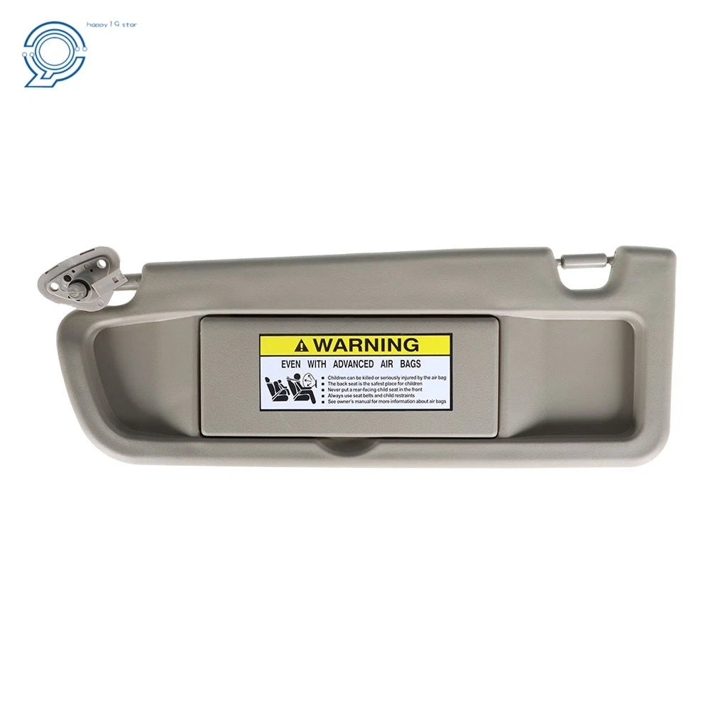 Front Left Driver Sun Visor for Honda Civic (2006-2011) Light Gray