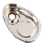 Chrome Timing Chain Cover for SB Chevy V8 283 327 350 383 400 (1960–2002)