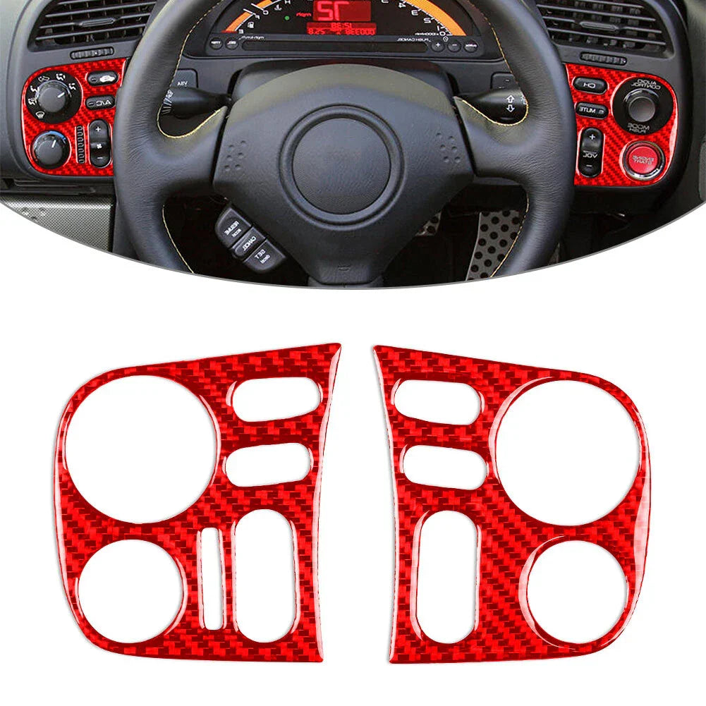 Red Interior Driver Side Dashboard Cover Trim for Honda S2000 (2004-2009)