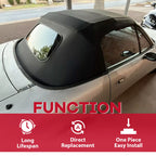 Convertible Soft Top with Glass Window for Mazda Miata (1990–2005)