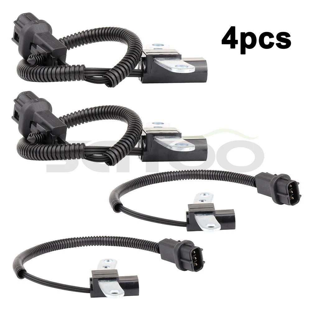 Set of 4 Crankshaft Position Sensors for Jeep Cherokee (56027866AC, PC308)