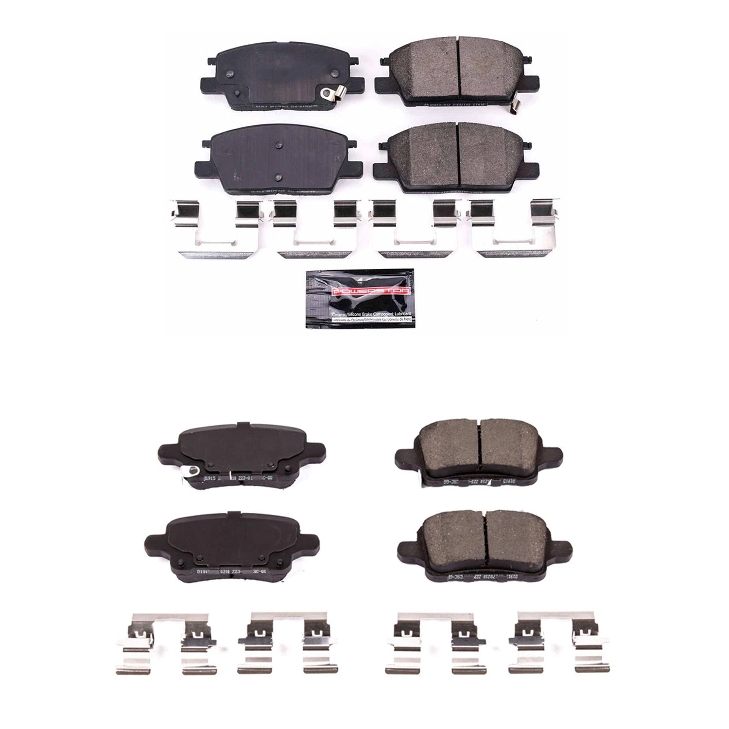 PowerStop Z23 Carbon-Fiber Ceramic Brake Pad Kit for Equinox (2010–2017)