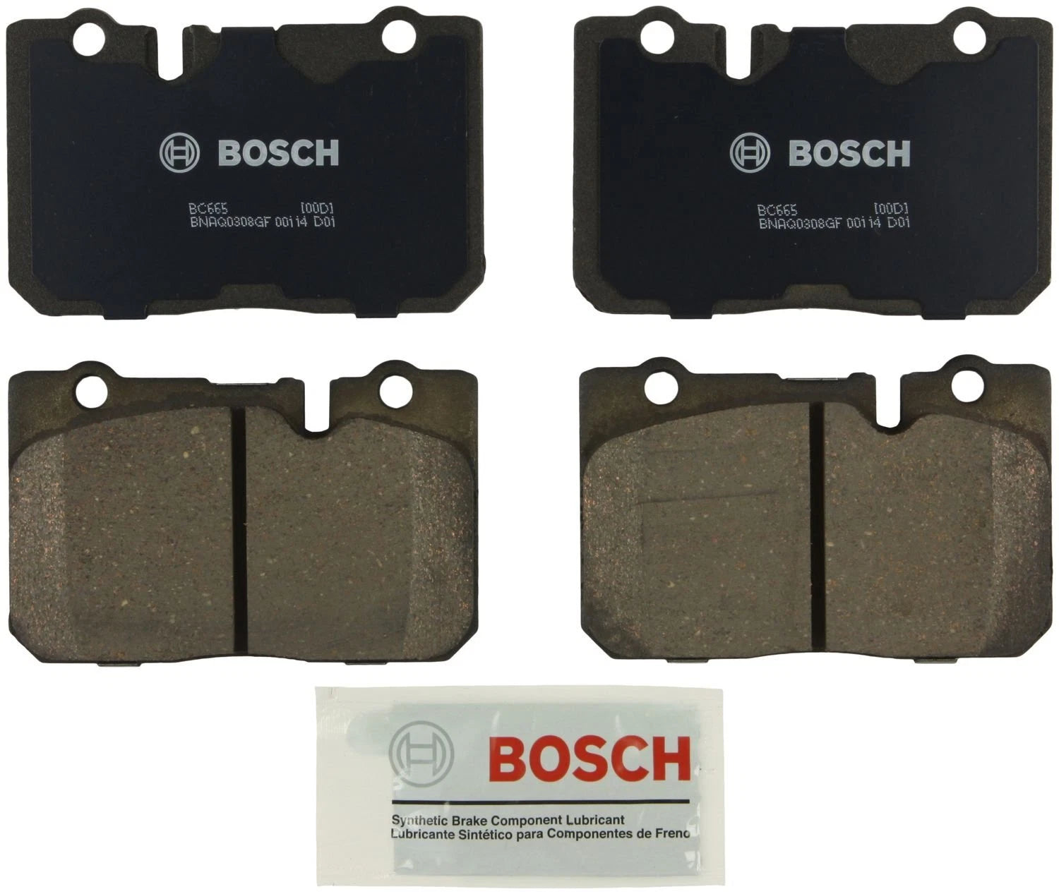 Bosch QuietCast Ceramic Brake Pads for BC665