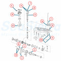 Lower Unit Seal Kit for Evinrude Johnson Outboard (5006373, 5000411, 439141)