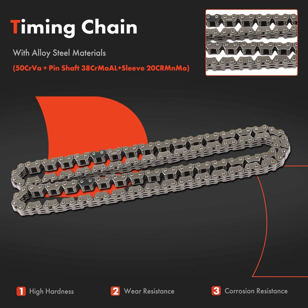 6X Timing Chain Kit for Honda Civic (2006–2015), HR-V (2016–2021)