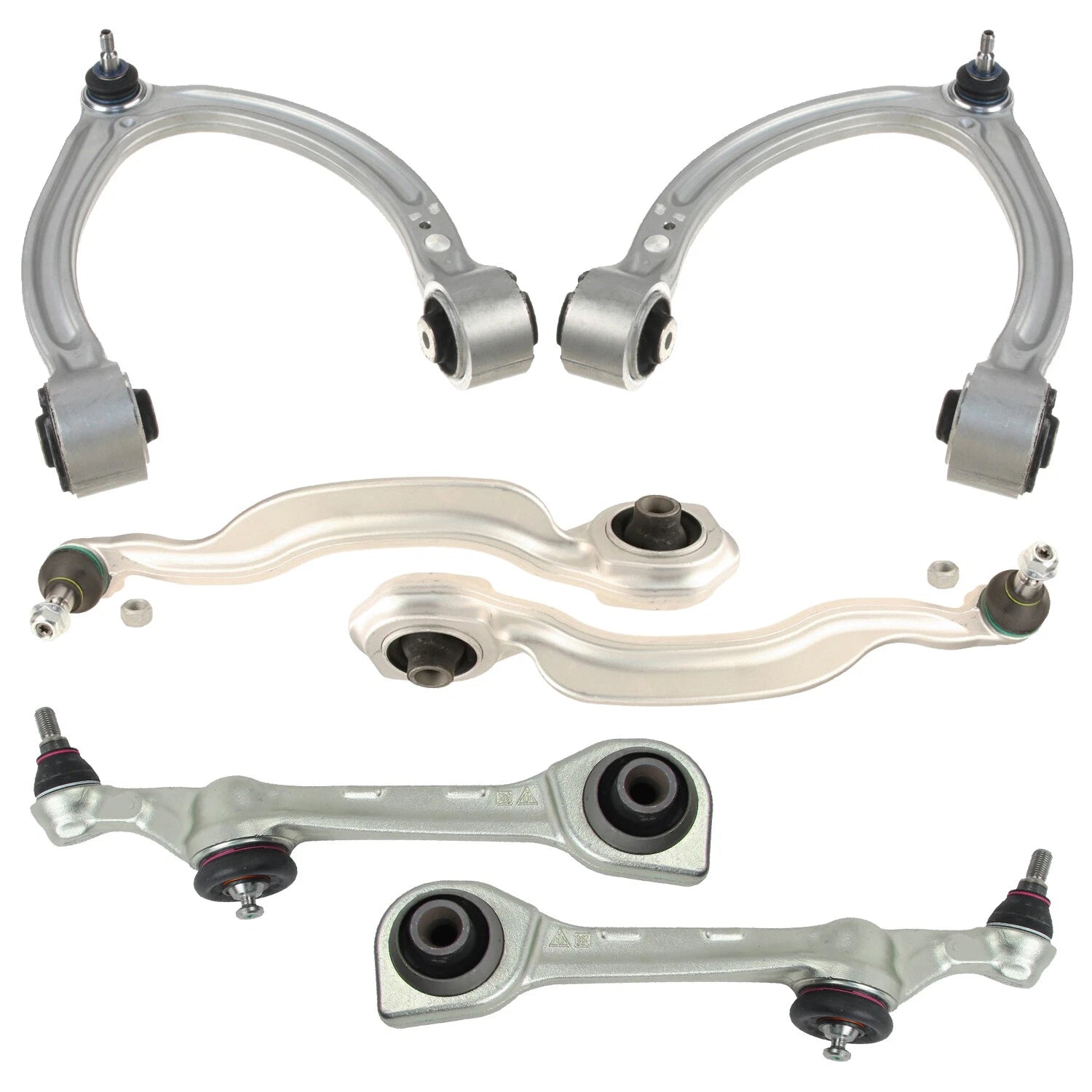 6pc Control Arm Kit for Mercedes W221 S-Class (2007–2013)