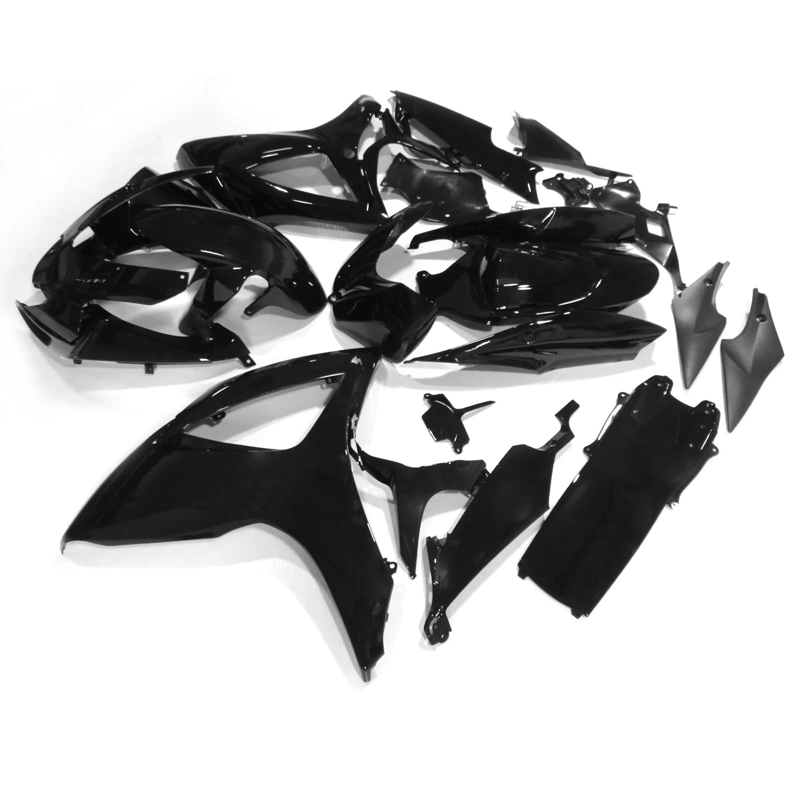 Glossy Black Fairing Kit for Suzuki GSXR600/750 (2006–2007)