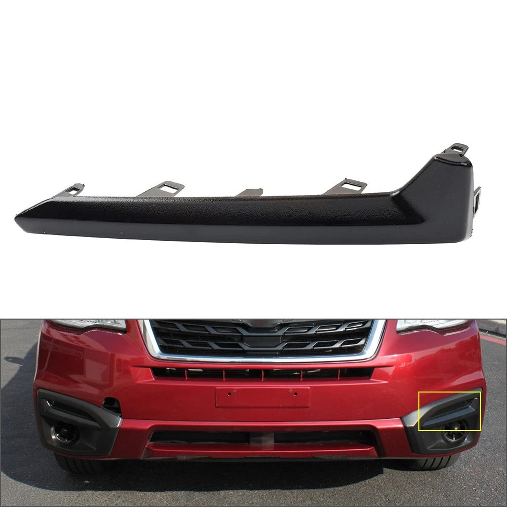 1x Left Fog Light Trim Glossy Black for Subaru Forester (2017–2018)