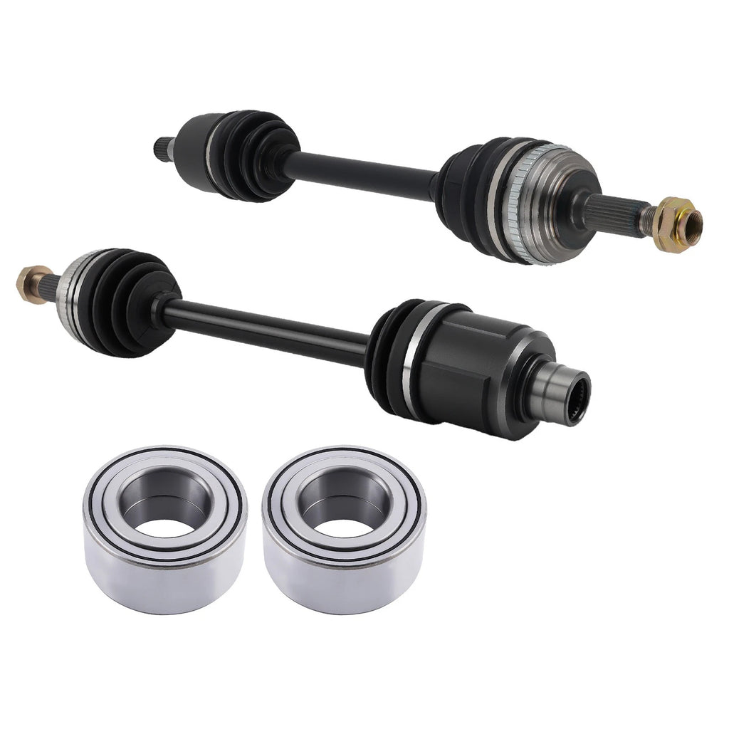 Front CV Joint Axle Shafts + Wheel Bearing for Honda CR-V (1997–2001)
