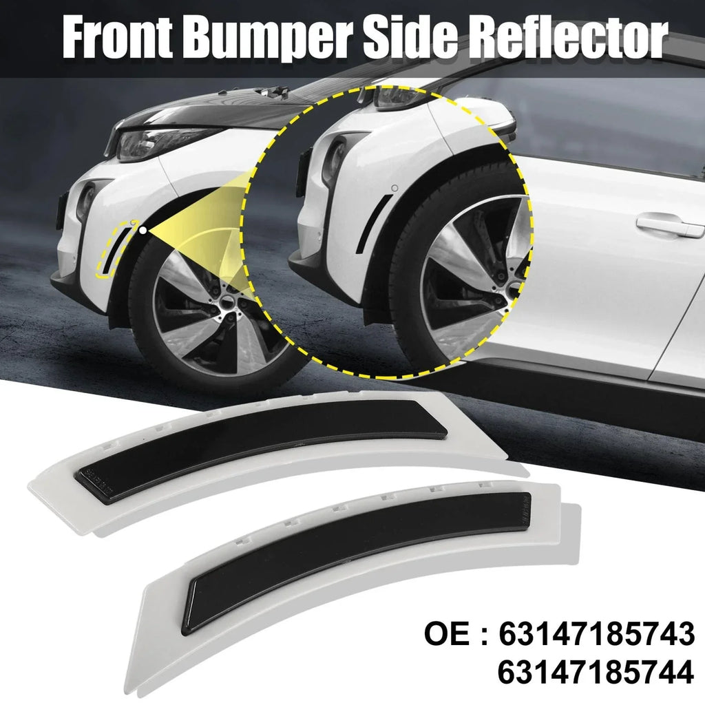 Bumper Reflector Smoky Black for BMW 5 Series