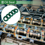 Set of 5 Oil Seal Rotary Shaft Seal 12x18x5mm High Pressure Green
