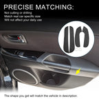Short Wheelbase Leather Kick Pad Sticker for BMW 5 Series (2011-2017)