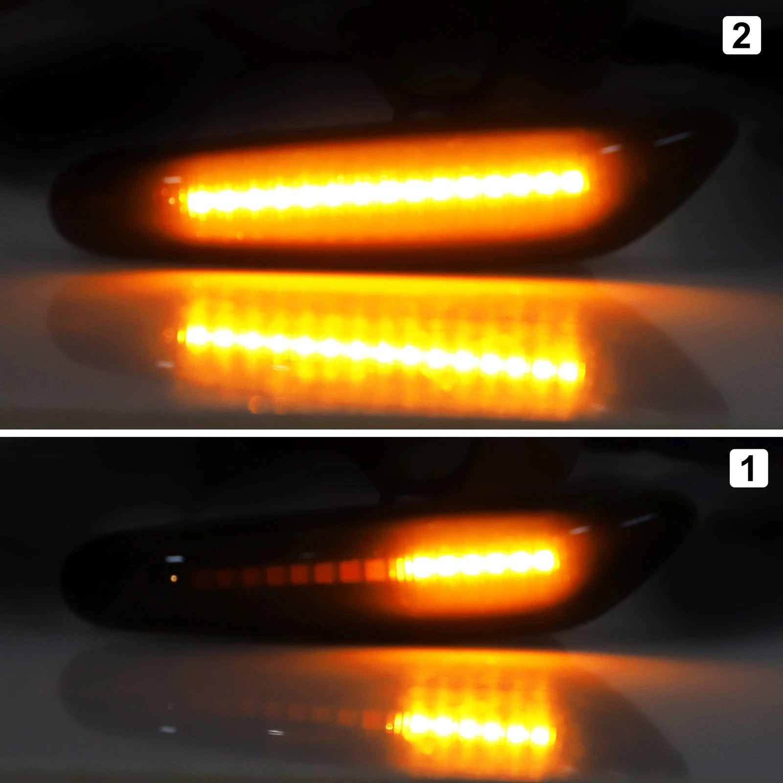 2X Side Marker Turn Signal Light for BMW X3 E83 (2003–2011)