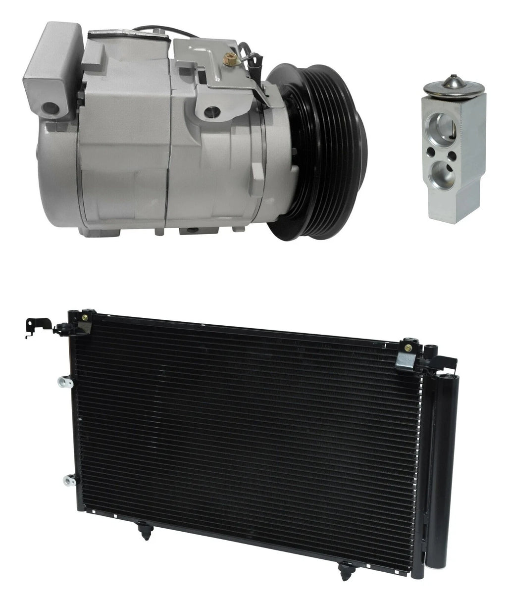 AC Compressor Kit With Condenser Replacement for Lexus ES330 (2005–2006)