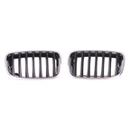Replacement Black Chrome Plastic Driver Side Grille (See compatibility Chart)
