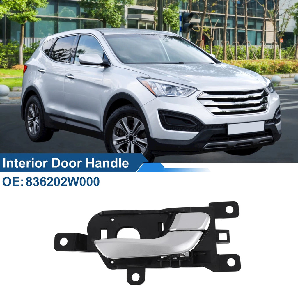Interior Door Handle for Hyundai Santa Fe (2013–2018) No. 836202W000 Black Silver