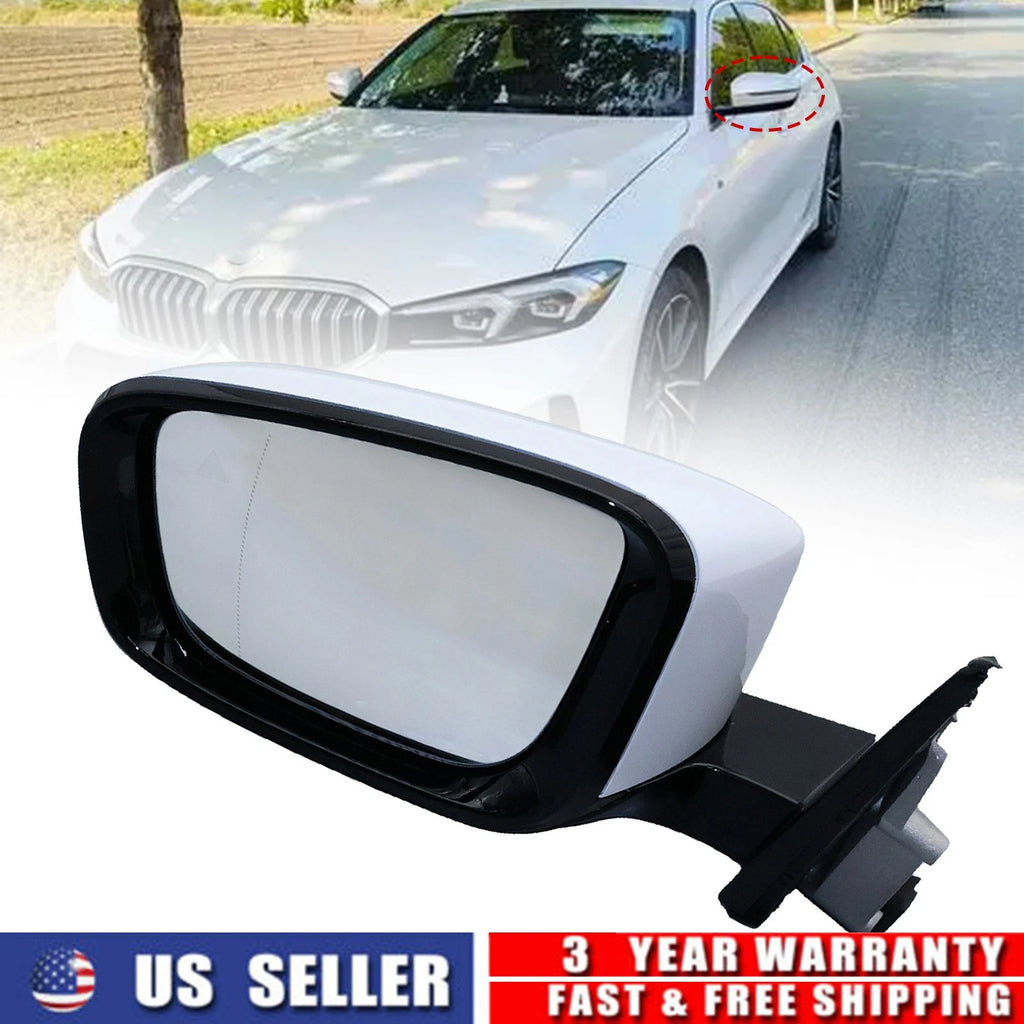 Power Folding Mirror with Blind Spot Turn Signal for BMW 330i 330e M340i (2019–2025)