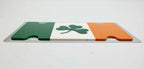 Irish Flag Vanity License Plate Premium Stainless Steel for Car Truck (All)
