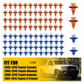 100pcs Fender Flare Retainer Clips for Toyota 4Runner (2003–2016)