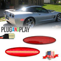 2X LED Side Marker Light for Chevrolet Corvette C5 (1997–2004) Red Lens