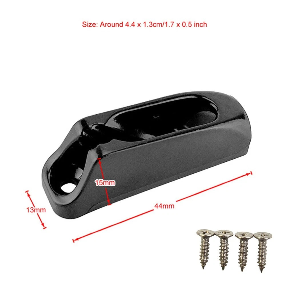 2Pcs Nylon Self-lock Rope Clam Cleat for Marine Accessories