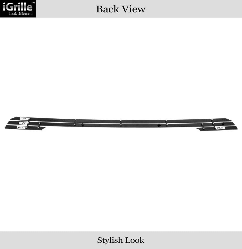 Black Lower Wide Rivet Billet Grill for Ram 1500 Classic (2019-2021)