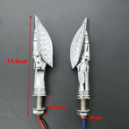 2X 8mm/10mm LED Turn Signal Light Indicators for Motorcycle