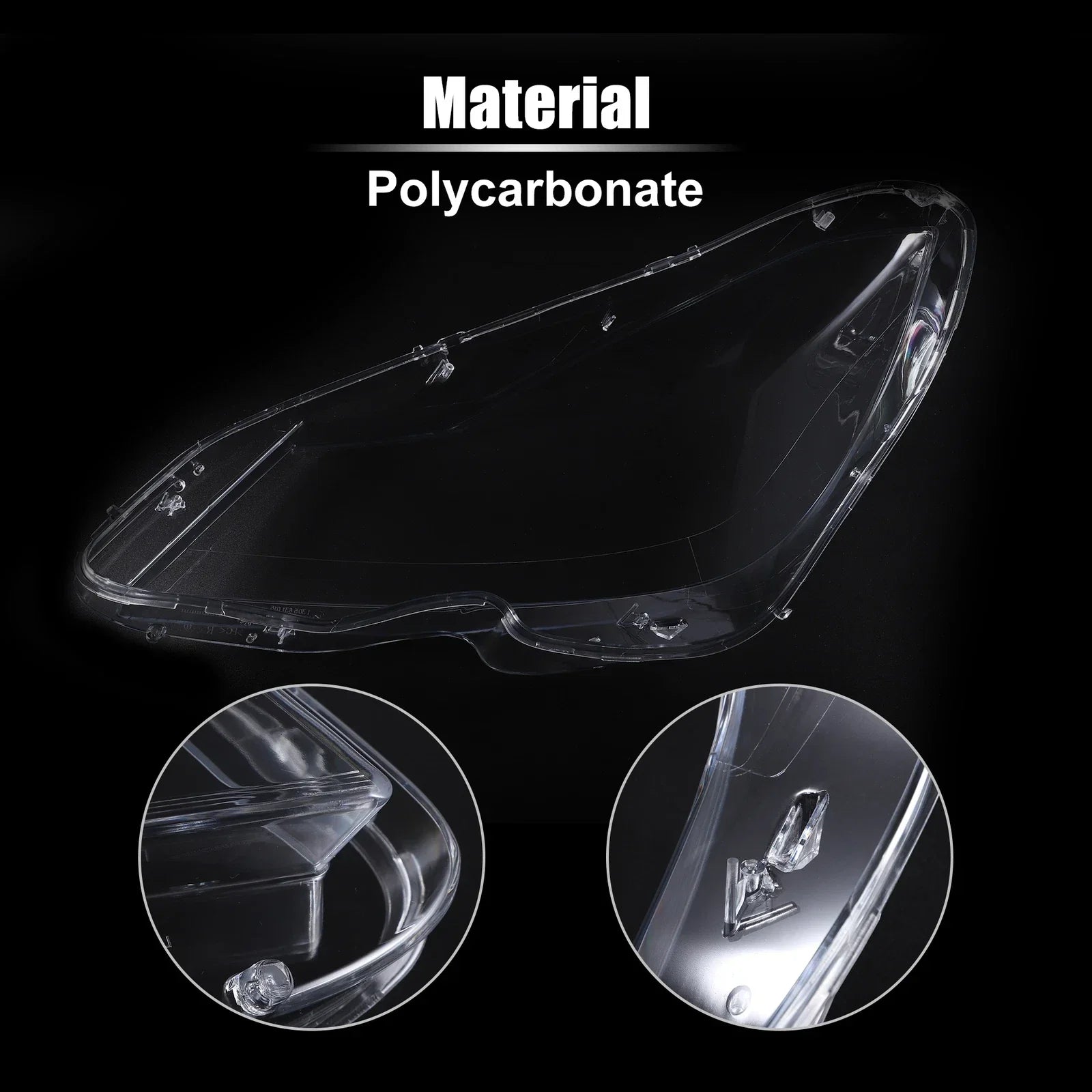 Front Headlamp Lens Cover for Mercedes Benz C Class W204 (2007-2014)