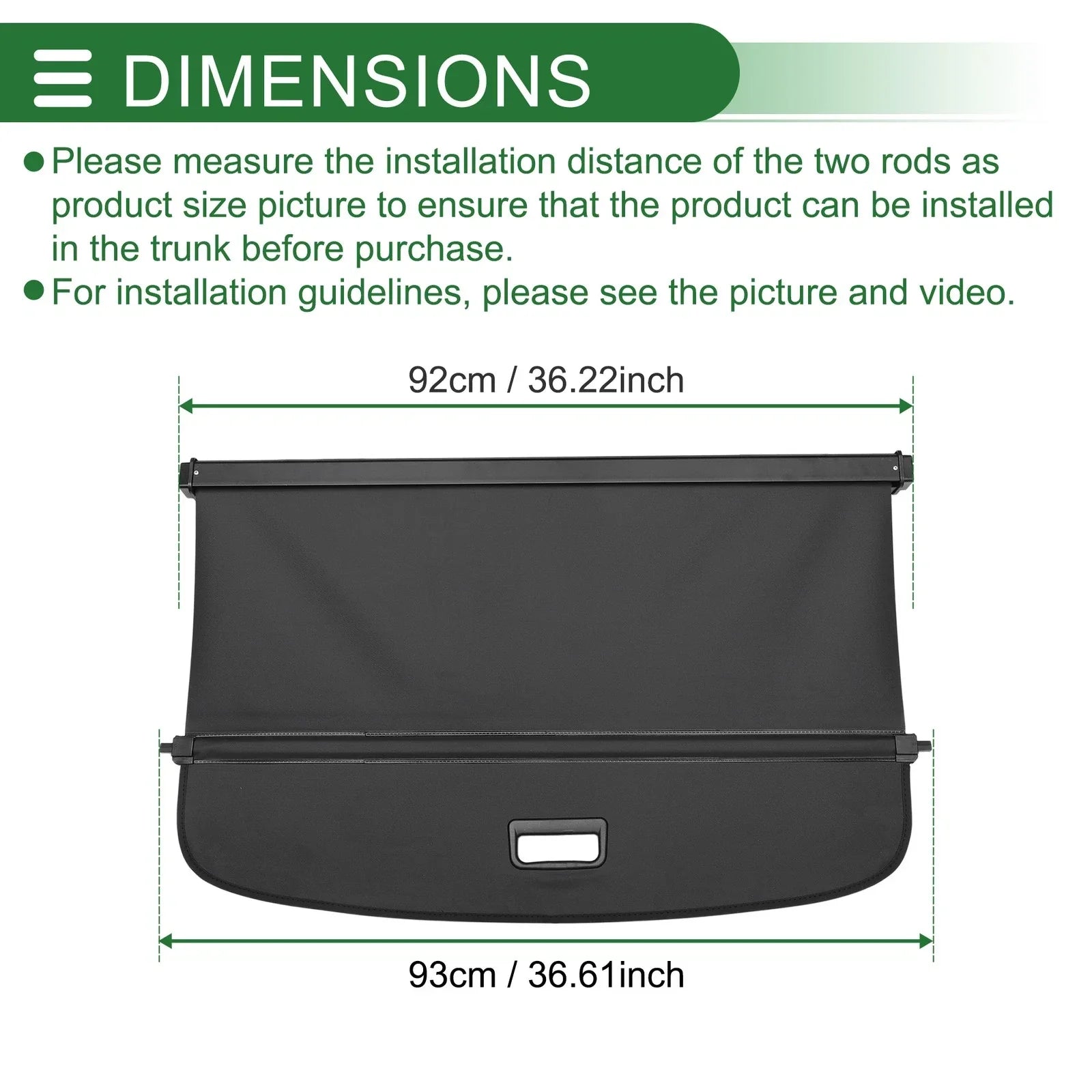 Retractable Cargo Cover for BMW X2 F39 Gloss Black (2018 - 2023)