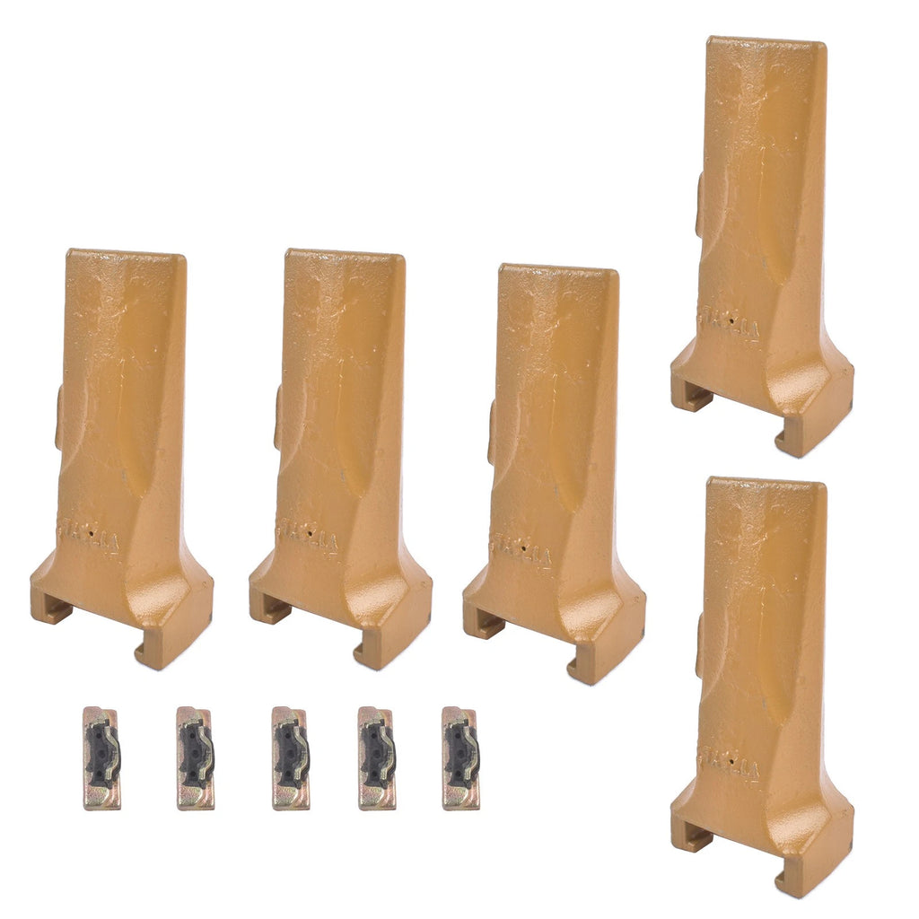 Set of 5 Bucket Teeth for Excavator (V17SYL)