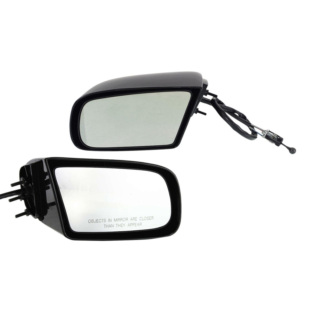 Set of 2 Manual Remote Mirrors for Buick Regal (1988–1996)