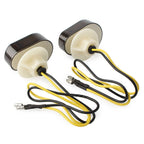 Flush Mount LED Turn Signal Lights for Kawasaki Ninja ZX6R ZX9R Z750 (2000-2009)