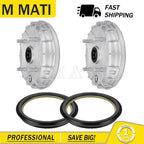 2Pcs Front Brake Drum Hub w/Seal for Honda Rancher 350 2X4 ES TRX350TE (2000–2006)