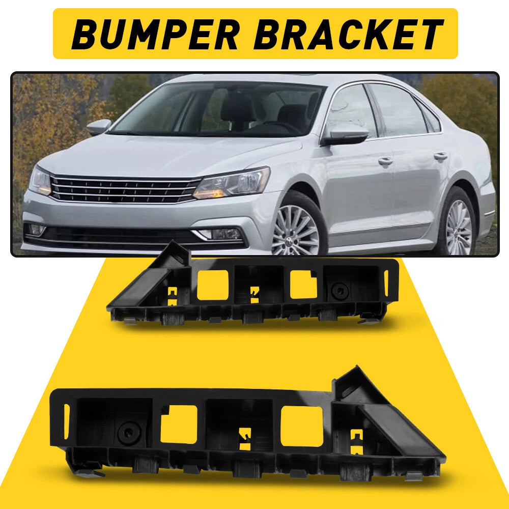 Set of 2 Bumper Guide Support Brackets for Volkswagen Passat (2012â2015)