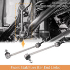 2X Front Stabilizer Sway Bar Link for Mercedes-Benz S350 CL550 (2006–2010) No.2213201589 656320661461