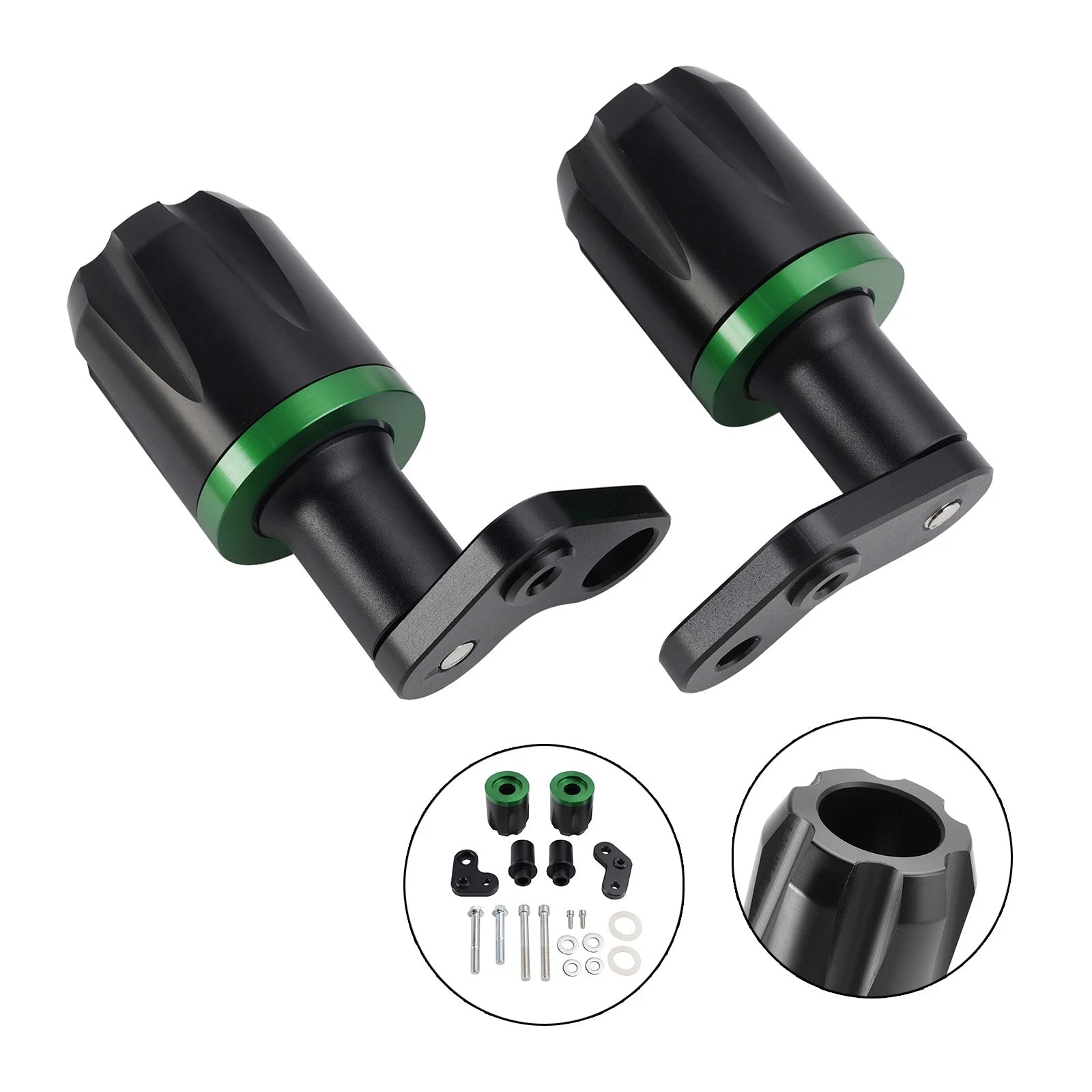 CNC Anti-Crash Frame Sliders for Kawasaki ZX-6R (2024–2025)