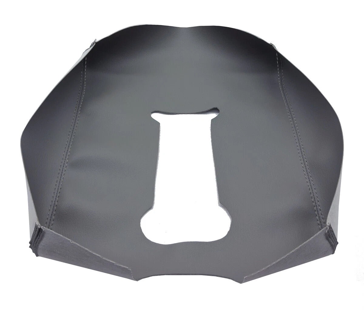 Leather Bench Armrest Cover for Chevrolet Silverado (2014–2019) Medium Gray