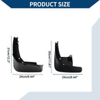 Set of 2 Mud Flaps Splash Guards for Mercedes Benz S Class (2021–2022)