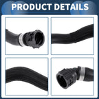 Radiator Hose for BMW X1 (2012–2015) & Z4 (2012–2016) No. 17127612446 Rubber