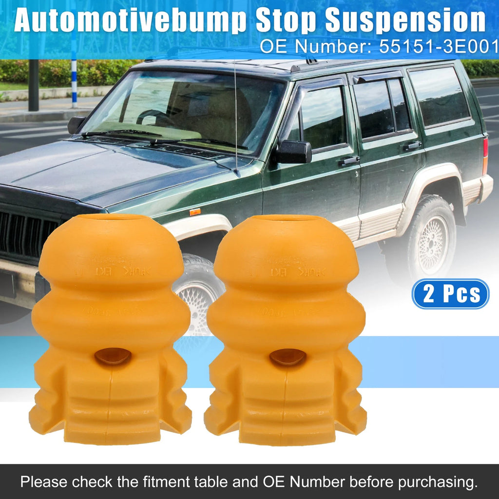 2 Pcs Rear Suspension Bump Stop for Kia Sorento (2002–2009) 55151-3E001