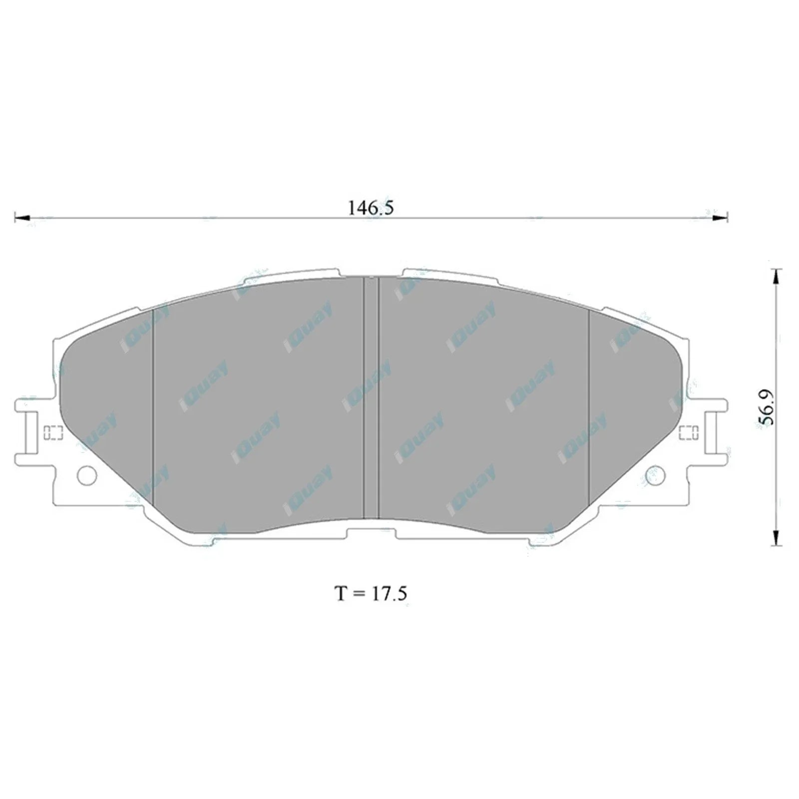 Front Disc Brake Pad Set for Toyota RAV4 ACA33R ACA38R GSA33R 2006~2013 Wagon