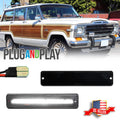 Smoked White LED Side Marker Lights for Jeep CJ5 CJ6 CJ7 CJ8 SJ Wagoneer (1972–1986)
