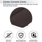 Center Console Cover for BMW 5 Series G30 (2018–2023) Dark Brown Set of 1