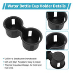 Center Console Cup Holder Organizer for Honda Pilot (2023–2025) - Silicone Black